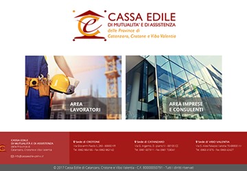 CASSA EDILE delle Province di Catanzaro, Crotone e Vibo Valentia